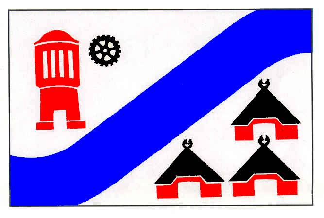 Flagge Gemeinde Klein Pampau, Kreis Herzogtum Lauenburg